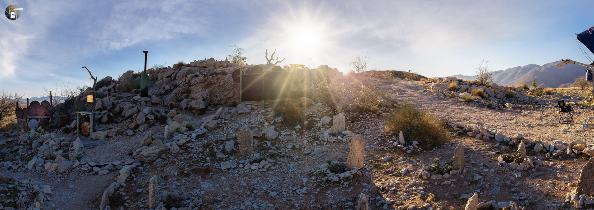 Klo und Dusche mit Aussicht