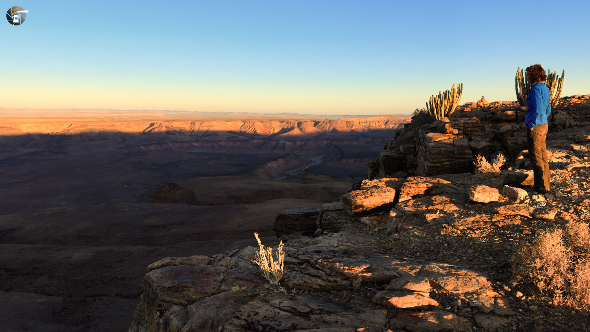 Am Rande des Fish River Canyons