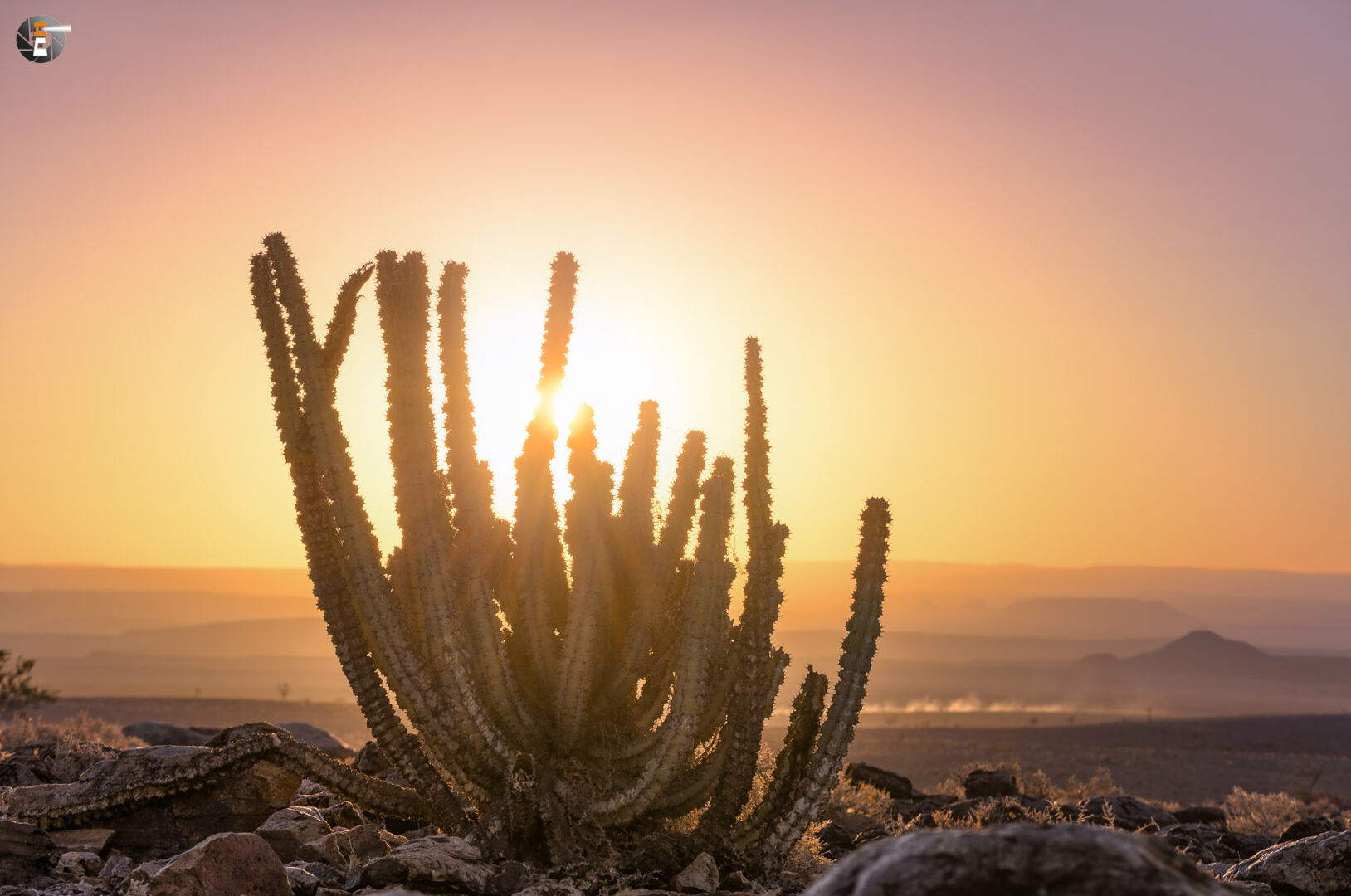 At the edge of Fish River Canyon