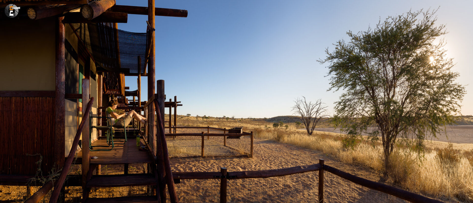 Abends in der Kalahari