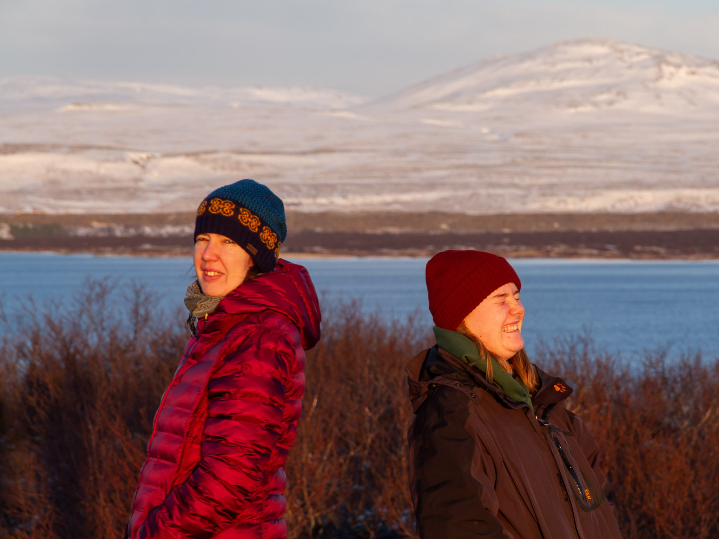 A glory winter morning