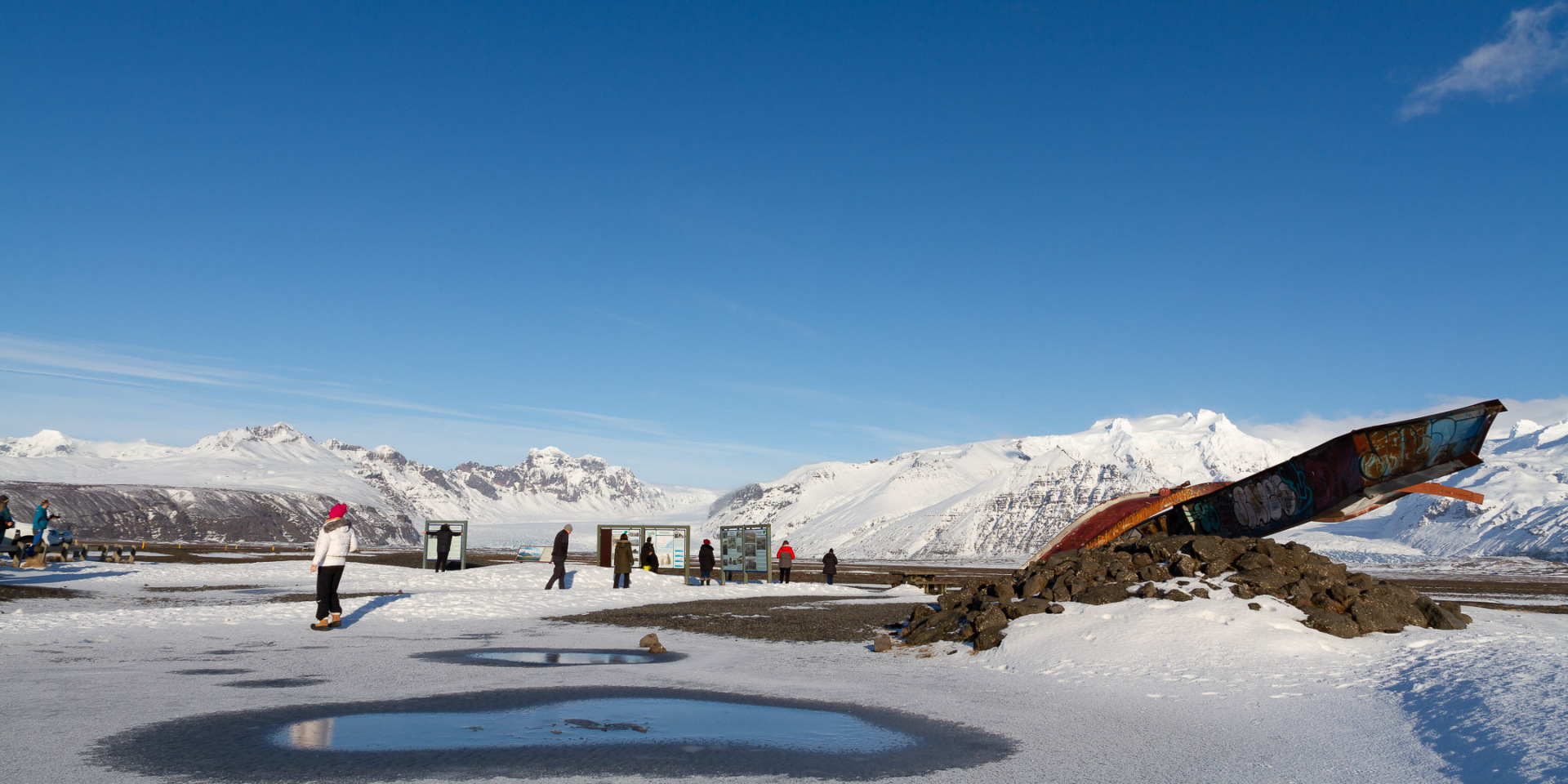 Skeiðarársandur glacier run memorial