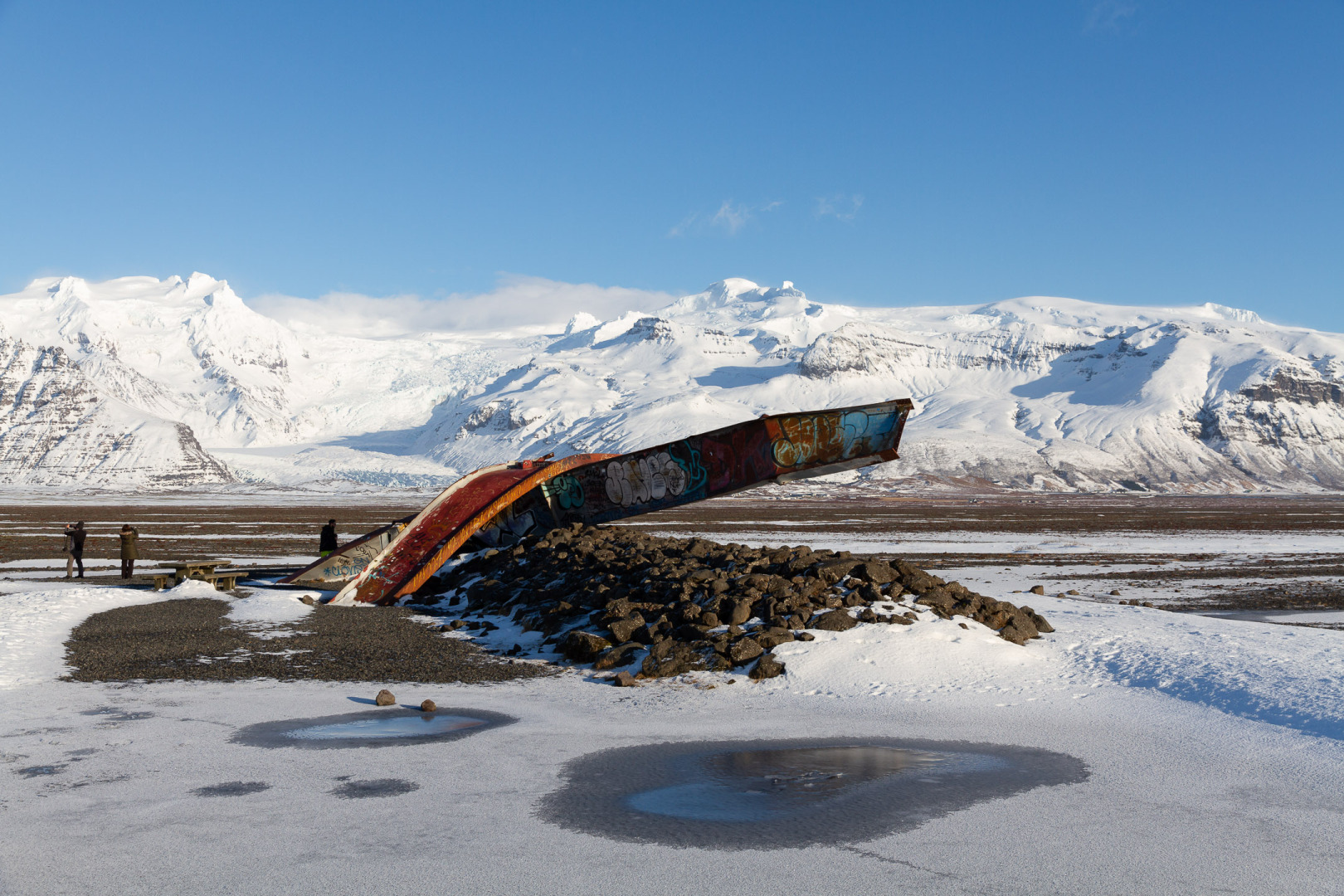 Skeiðarársandur glacier run memorial