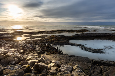 Der Strand der Strandakirkja