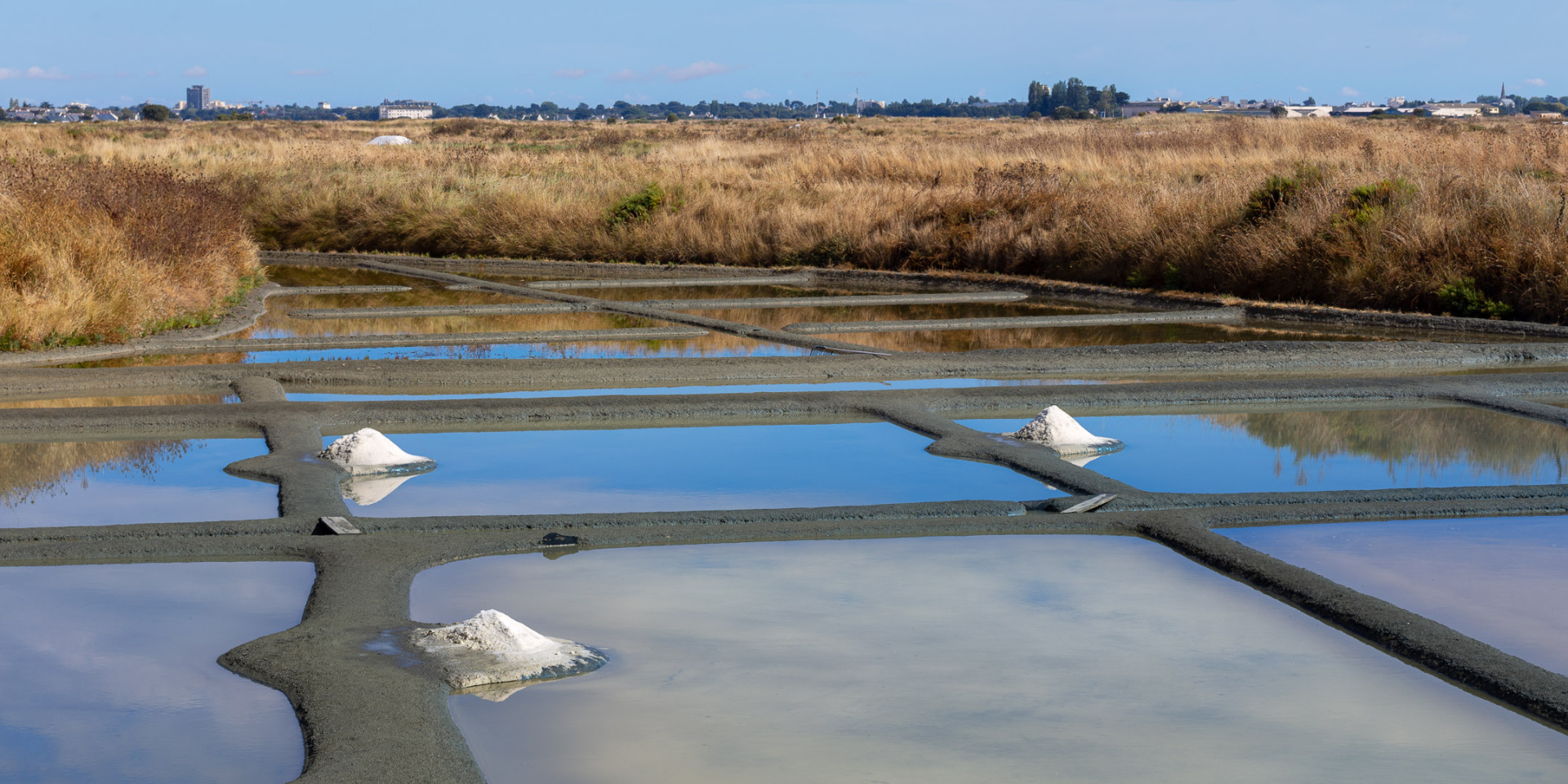 Salzfelder in der Guérande