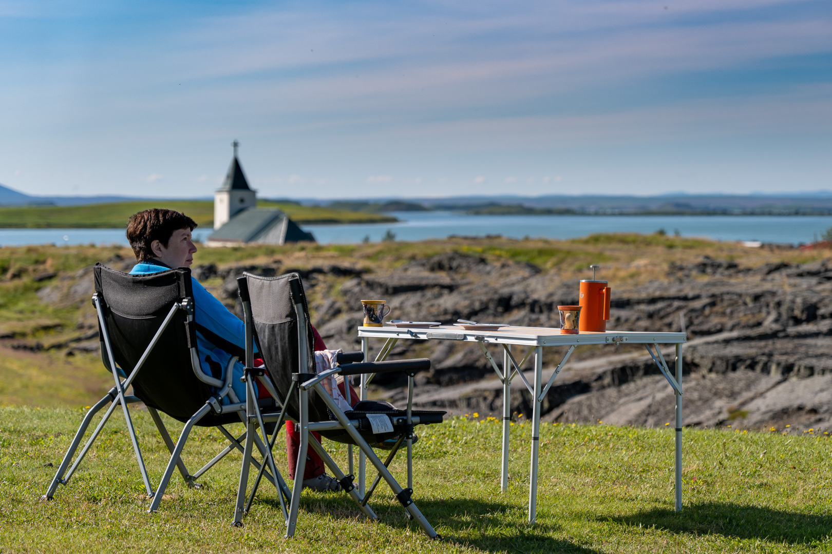 Morgendliche Aussicht