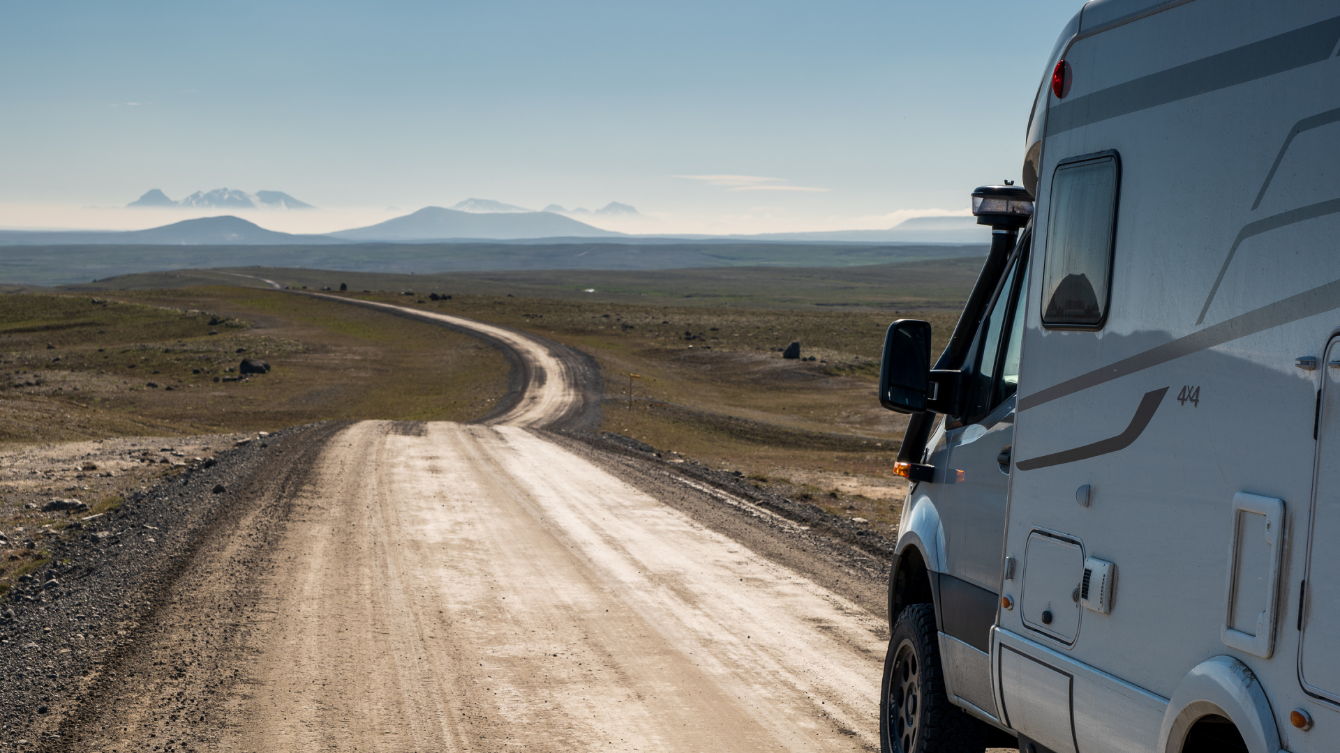 Auf der Kjölur, Kerlingafjöll in Sicht