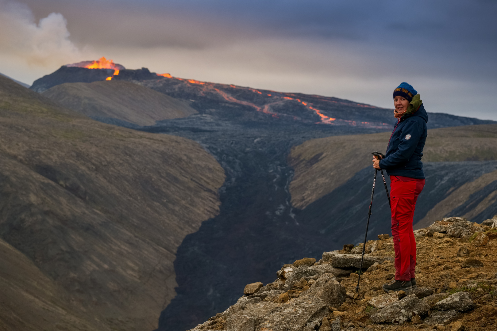 Am brodelnden Fagradalsfjall