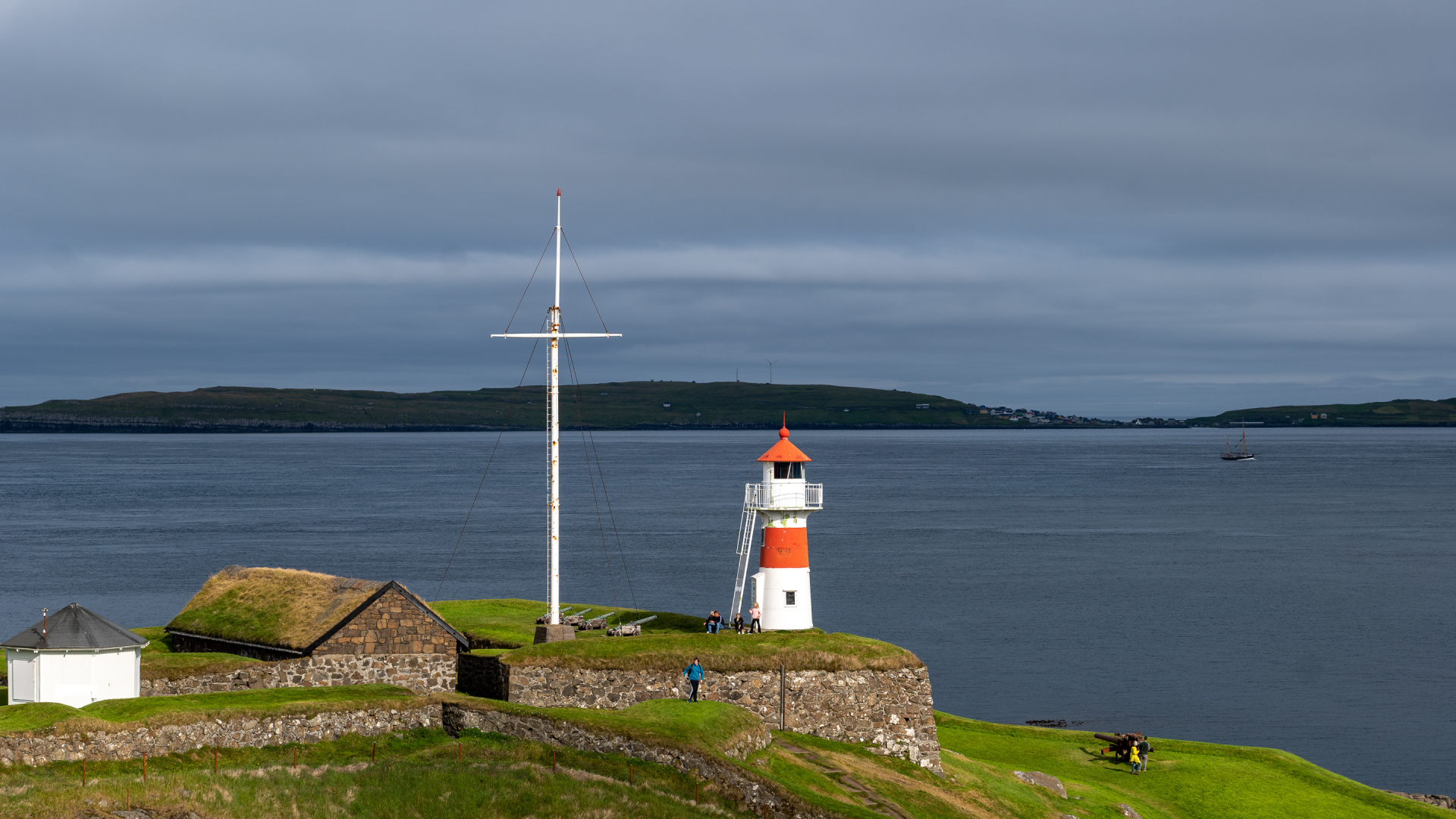 Tórshavn, Blick von der Fähre