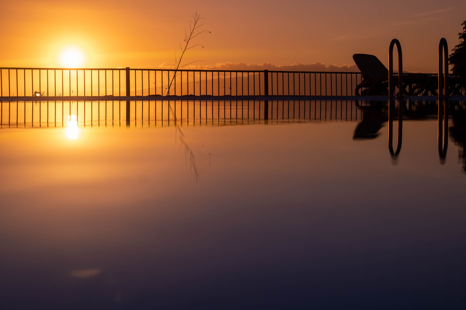 Sonnenuntergang in der La Case Nova