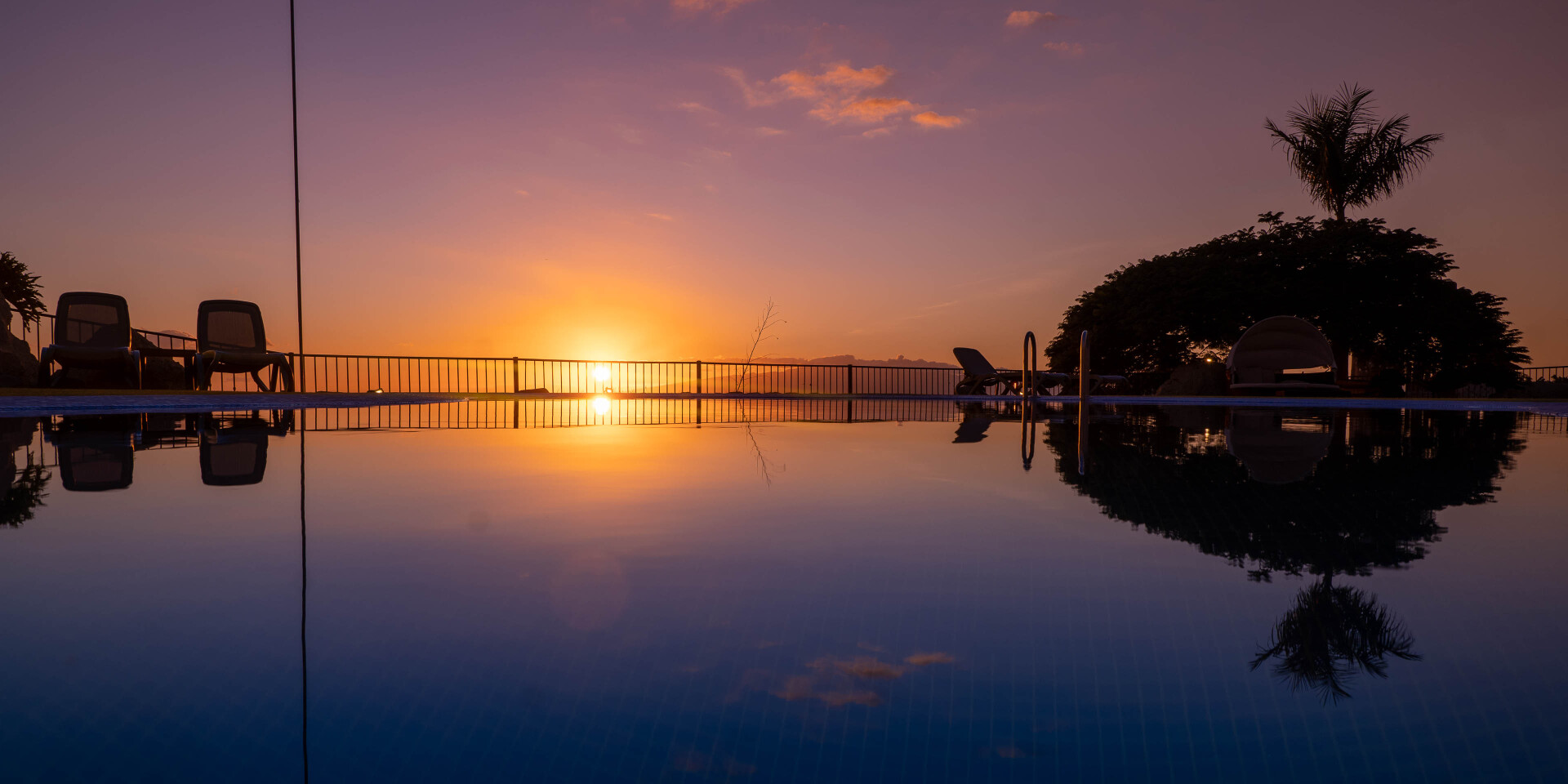 Sonnenuntergang in der La Case Nova